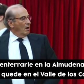 La familia Franco lo tiene claro: el Valle o la Almudena