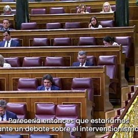 Errejón resume en dos minutos el "intervencionismo" de la derecha: "La diferencia es a favor de quién"
