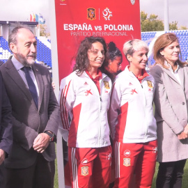 Presentación del partido de la selección femenina en Leganés