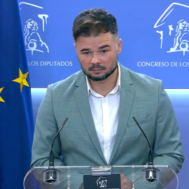 Rufián: "Que alguien de clase trabajadora vote a Moreno Bonilla es como si un ratón votara a un gato"