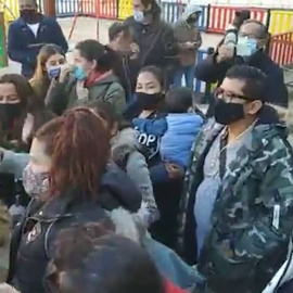 Vecinos de Fuenlabrada, Madrid, logran parar otro desahucio durante la pandemia