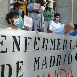 Las enfermeras dicen basta y se plantan ante Ayuso