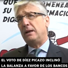 El voto de Díez-Picazo inclinó la balanza a favor de los bancos