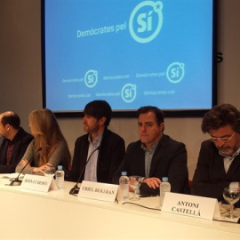 Presentació de Demòcrates pel Sí. EUROPA PRESS