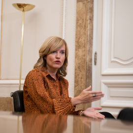 Pilar Alegría: "Cuando llegamos al gobierno, el salario mínimo estaba en 735 euros"