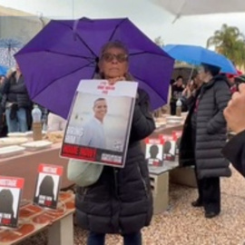 Protesta de 24 horas en Tel Aviv para exigir retorno de rehenes israelíes tras 100 días de cautiverio