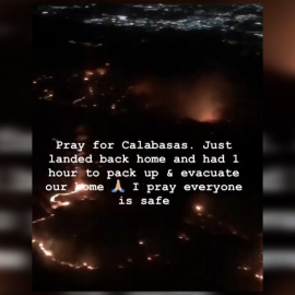 Kim Kardashian, obligada a evacuar su casa por un incendio