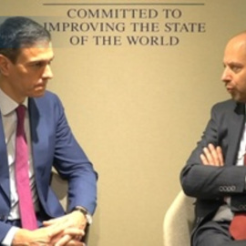 Pedro Sánchez se reúne con el CEO de Siemens Energy, Christian Bruch