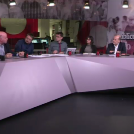 Un momento del debate de 'En Clave Tuerka' sobre la calidad de la democracia.