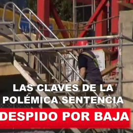 A la calle por estar de baja