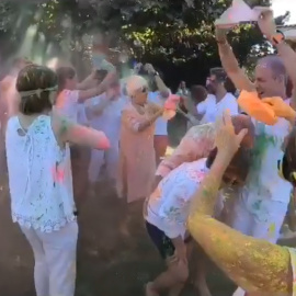 La fiesta de cumpleaños más colorida de Paz Padilla