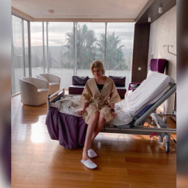 Adriana Abenia, operada de un "bulto sospechoso en el pecho"