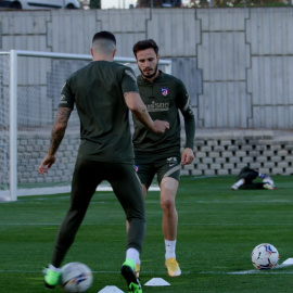 Entrenamiento del Atlético de Madrid