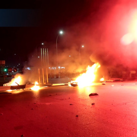 Los trabajadores de Acerinox en Los Barrios (Cádiz) en huelga por el nuevo convenio