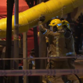 Localizados los cuerpos de los tres desaparecidos en el derrumbe del edificio de Badalona