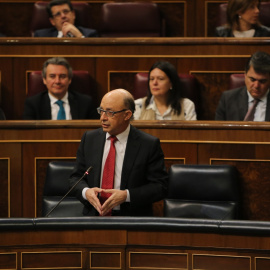 El ministro Cristóbal Montoro, en una imagen de archivo en el Congreso de los Diputados. EUROPA PRESS