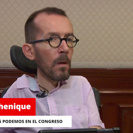Pablo Echenique:  "Que Feijóo es moderado y  el PP es un partido de Estado son fake news. Están en posiciones de extrema derecha"