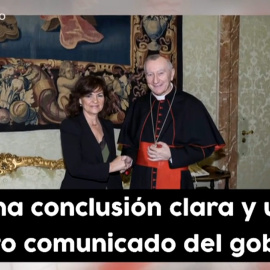 Público al Día - Carmen Calvo visita el Vaticano a vueltas con la tumba de Franco