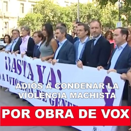 Adiós a condenar la violencia machista