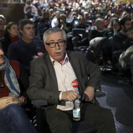 Los secretarios generales de CCOO y UGT, Ignacio Fernández Toxo (d) y Pepe Álvarez.-EFE