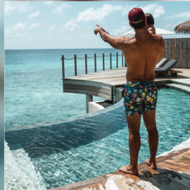 Fernando Verdasco y Ana Boyer viajan a Maldivas con su hijo