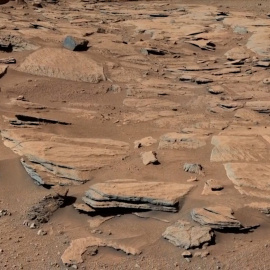 Huellas geológicas de una megainundación en el ecuador de Marte