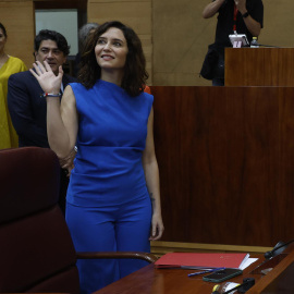 Ayuso, contra Sánchez en el debate sobre el estado de la región: "España se encamina al despropósito bolivariano"