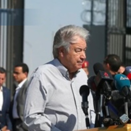 Guterres acude al paso de Rafah para denunciar el "ultraje moral" contra Gaza