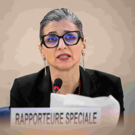 Francesca Albanese, relatora especial de la ONU, presenta un informe con pruebas de que Israel está cometiendo un genocidio