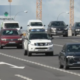 Tráfico lento en las salidas de Madrid y en otras vías en el éxodo de Semana Santa
