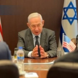 Netanyahu se reúne con el senador estadounidense Rick Scott tras la resolución de alto el fuego del Consejo de Seguridad