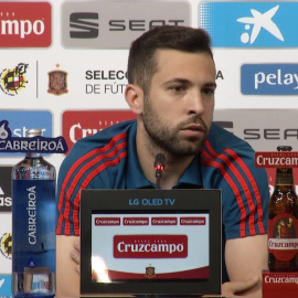 Jordi Alba vuelve a la lista de la selección de fútbol