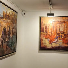 Exposición 'Caleidoscopio' de Alfonso Cuñado en La Salina de Salamanca