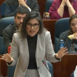 Bergerot pide a Ayuso que deje de ser "abogada de un defraudador" y sea presidenta