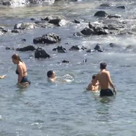 Las islas Canarias están 16 grados por encima de la media de esta época