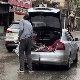 Algunas familias palestinas comienzan a evacuar Rafah ante el temor a una invasión israelí