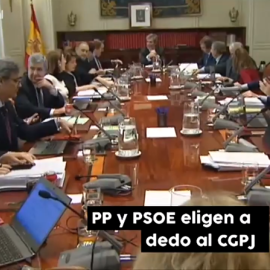 Reparto de jueces entre partidos