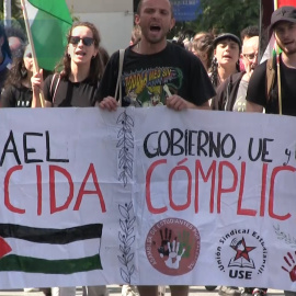 Universitarios de Granada se manifiestan por la ruptura de relaciones con Israel