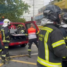 Una fuga de gas obliga a cortar Castellana y a cerrar la estación de Metro de Bernabéu