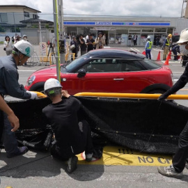 Instaladas en Japón las barreras para bloquear una popular vista del monte Fuji