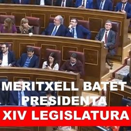 Meritxell Batet, reelegida como presidenta del Congreso para la XIV Legislatura