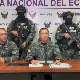 La policía de Ecuador detiene a dos hombres sospechosos de asesinar al fiscal que investigaba el caso del asalto a un canal de televisión