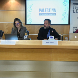 Virginia Pérez Alonso interviene en el acto "Palestina, el derecho a existir"