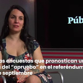 Manuela Royo: Sobre las encuestas que pronostican una derrota del "apruebo" en el referéndum del 4 de septiembre