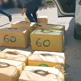 Incautan casi 2 toneladas de hachís a cinco miembros de una banda afincada en Castellón