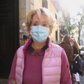 Esperanza Aguirre nos da la última hora del estado de salud su marido