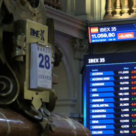 La Bolsa española abre con una caída del 0,41 % y pierde los 11.100 puntos