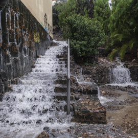 La tormenta tropical Hermine se aleja de Canarias tras dejar un récord histórico de precipitaciones