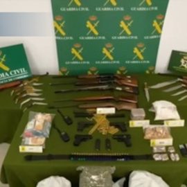 Cae banda dedicada al tráfico de armas y drogas que operaba en Córdoba y Sevilla