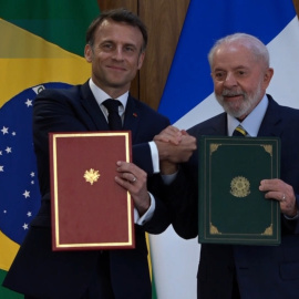 Un fuerte mensaje de Lula y Macron a Maduro cierra la visita del líder francés a Brasil